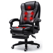 Load image into Gallery viewer, Leather Gaming Massage Office Chair