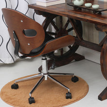 Load image into Gallery viewer, Leather Gas Lift Height Adjusted Swivel Leisure Office Chair

